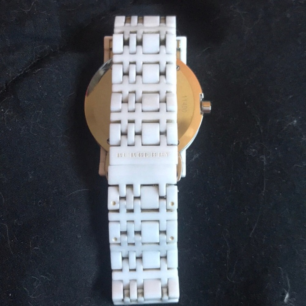 Burberry BU1870 white ceramic lady watch - Picture 4 of 5